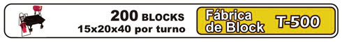 Fabrica de block T-500