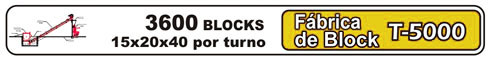 Fabrica de block T-5000